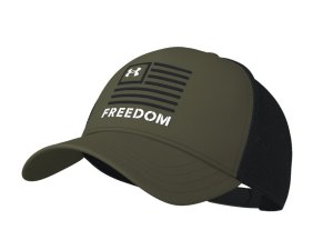 Under Armour Freedom Trucker Hat Adjustable Snapback Mesh Back