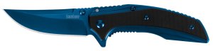 Kershaw 8320 Outright Knife Blue Scales CF Inlays