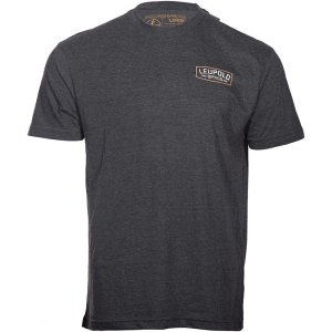 Leupold Badge Short Sleeve Shirt Charcoal 2XL