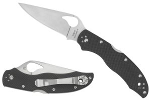 Spyderco Harrier 2 BY01GPS2 3.39 In Part Serrated G10 Handle