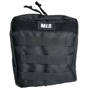 Elite First Aid FA185B-FAK Black GP IFAK Compact MOLLE Straps