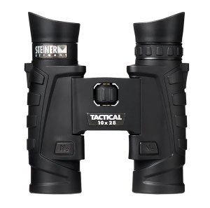 Steiner Optics 2004 Tactical 28mm Binoculars Black Rubber Armor