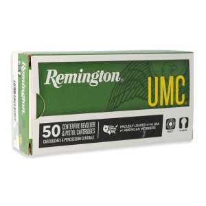 Remington UMC Target 40 S&W 165 gr Full Metal Jacket Ammo 50 Rounds