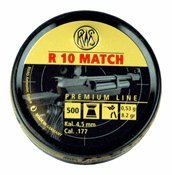 RWS 231-5014 .177 R10 Match Pellets 8.2 Grains 500-Pack