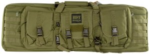Bulldog BDT40-37G 37 In Tactical Rifle Case Green MOLLE & Pockets