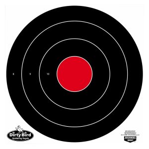 Birchwood Casey Dirty Bird Bullseye Tagboard Target 17.25" 100 35181