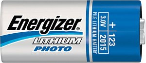 Energizer 3V Lithium Photo Battery EL123APBP