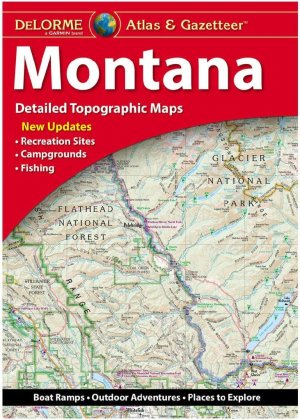 DELORME MONTANA Topographic Maps & Gazetteer Outdoor Atlas
