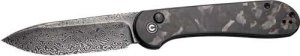 Civivi C2103DS3 Elementum 3.47" Marble Carbon Fiber/Black Stonewash Knife