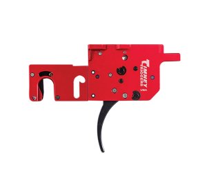 Timney Triggers 650 RPR Two-Stage Curved Trigger 8oz/1lb Black/Red