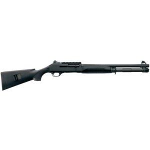 M4 Tactical 12 Gauge Semi-Auto Shotgun - M4 Tactical 12ga 18.5'''' Bbl 7rd Ghost Ring Sight Tact Stk Blk