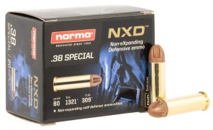 Norma 611240020 .38 Special NXD 80gr Self-Defense Ammo 20 Rounds