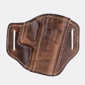 Bianchi Model 57 Remedy Holster Colt 1911 Leather Right Hand Weathered Tan