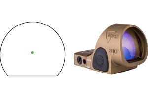 TRIJICON SRO 2.5 MOA Adjustable LED Green Dot Coy Brown