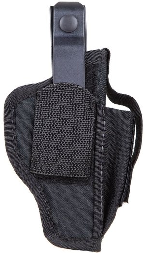Blackhawk 40AM01BK Ambidextrous Holster, Nylon, IWB/OWB Style, Size 01, Medium Autos, 3-4 inch Barrel, Matte Black