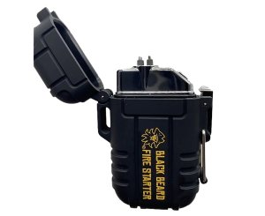 Black Beard Fire Starters Arc Lighter Dual Arc Plasma USB Rechargeable