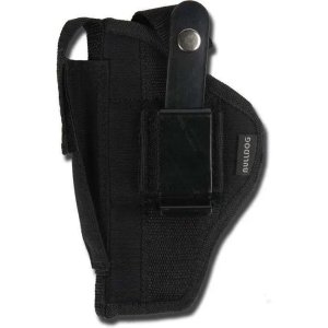 Bulldog FSN1 Extreme OWB Holster Black Nylon Ambidextrous Belt Clip