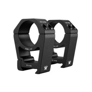 Sport Riflescope Rings - Sport Riflescope Rings 1'''' Extra High 1.5'''' Elevation Blk 2-Pc
