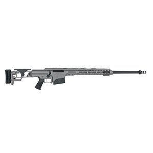 Barrett MRAD Folding Stock Rifle .338 Norma Magnum 10rd Magazine(2) 26" Fluted Barrel Tungsten Grey Finish