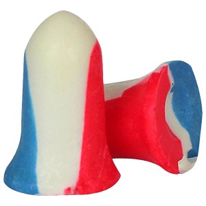 Howard Leight Super Leight Ear Plugs Foam Red/White/Blue 10 Pr 33dB