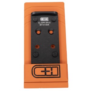 C&H Precision V4 Optic Mounting Plate for Glock MOS Anodized Black