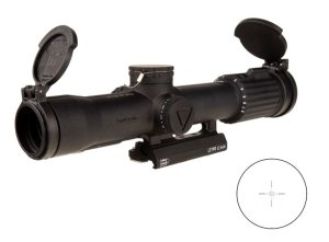 Trijicon 2400012 VCOG 1-8x28mm FFP Red MRAD Tree Scope w/Flip Caps