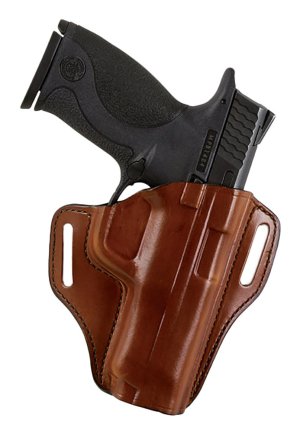 Bianchi Model 57 Remedy Holster - Ruger LCR - Leather Belt Slide - Tan