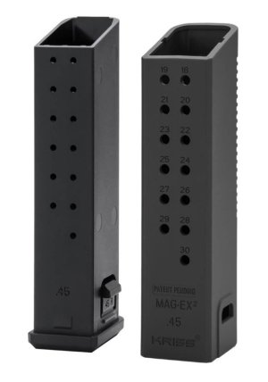 Kriss USA Mag-Ex2 Glock 21 .45 ACP 30rd Magazine Extension