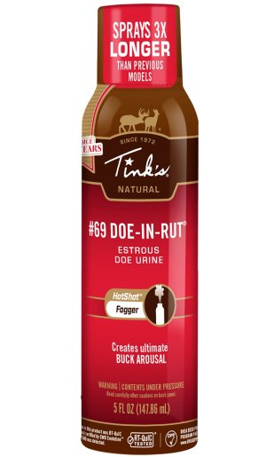 Tink's W5500 Doe-In-Rut Scent Fogger 5 oz Can Long-Range Attractant