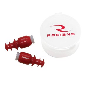 Radians CF7000BP Baffle In Ear Earplugs Red Washable Reusable 1 Pair