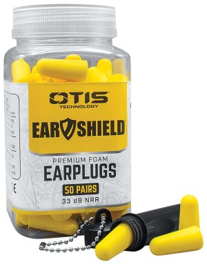 Otis Technology EarShield Foam Ear Plugs 33 dB Yellow 50 Pair