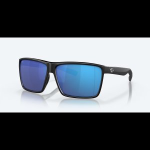 Costa Rincon, Blue Mirror Lenses, Black Frame, Sunglasses