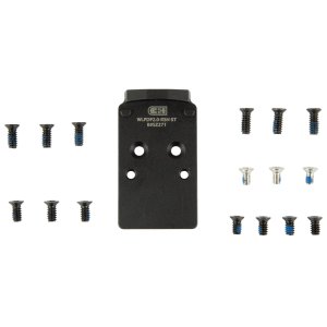 C&H Precision WLPDP2-0-RSH-ST Optic Mount Plate Walther PDP 2.0 Black