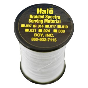 BCY Halo Braided Spectra Serving White .014 120 yds