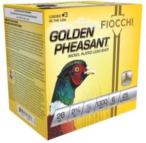 Fiocchi Golden Pheasant Extrema 28 Gauge 2.75In 6Shot 25Per
