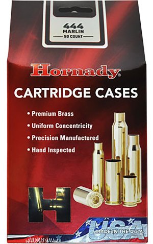 Hornady 8692 Unprimed Brass Cases .444 Marlin 50ct Box