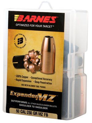 Barnes .50 Caliber Bullets 15 Projectiles Expander MZ FB SCHP 250 Grains