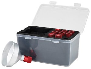 Hornady 586059 Premium Aluminum Powder Funnel Kit Multi-Caliber Gray