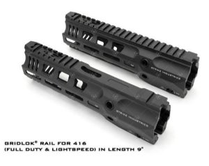 Strike Industries GRIDLOK416L9 9 In M-LOK Rail Quick Detach Black