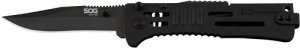 SOG SlimJim SJ32-CP 3.18 In AUS8 SS Folding Knife Black Handle