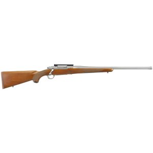 Ruger Hawkeye Hunter 204 Ruger 24 in Satin Stainless 5 Round Bolt Action