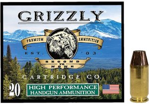 GRIZZLY GC45A+P8 .45 ACP 230gr Jacketed Hollow Point 20rd Box