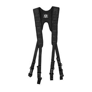 Grey Ghost Gear LE Duty Belt Suspenders Black 1050D Nylon