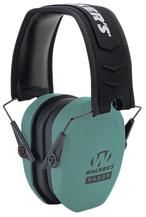 Walker's Razor Slim Passive Muff Foldable Over-Ear 27dB NRR