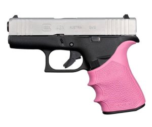 Hogue HandAll Beavertail Grip Sleeve for Glock 43X/48 Pink