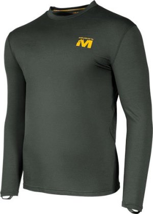 Muddy Apparel DV8 Stonewool 200 Long Sleeve Crew Peat Moss
