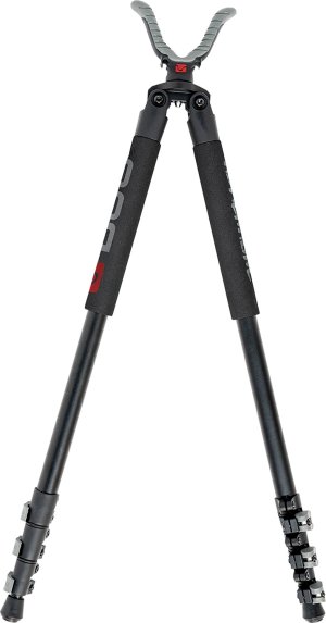 BOG Gear Adrenaline Bipod Aluminum Foam Grip Spiked Feet USR Yoke 21-71"...