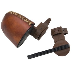Selway SOR6 Rawhide Strap-On Quiver 6 Arrow RH/LH Recurve/Longbow