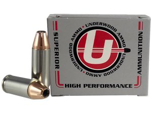 Underwood Ammo 38 Super +P 124GR JHP 20Rd Nickel-Plated Brass