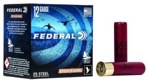12 Ga Steel-4 1-3/8 oz 3-1/2" 25 Rds Federal Shotgun Ammo